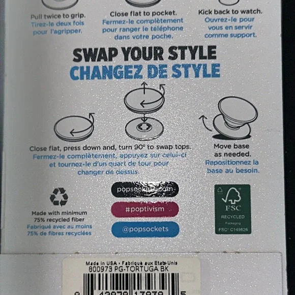 🆕Popsocket PopGrip (Turtle) - Picture 5 of 5